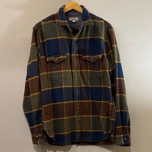 J. Crew Wallace & Barnes Heavyweight Flannel - Mens Medium